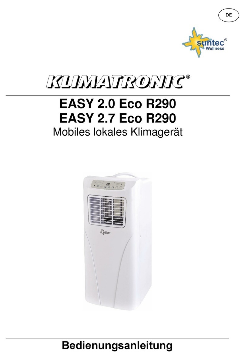 Suntec Wellness KLIMATRONIC EASY 2.7 Eco R290 User manual