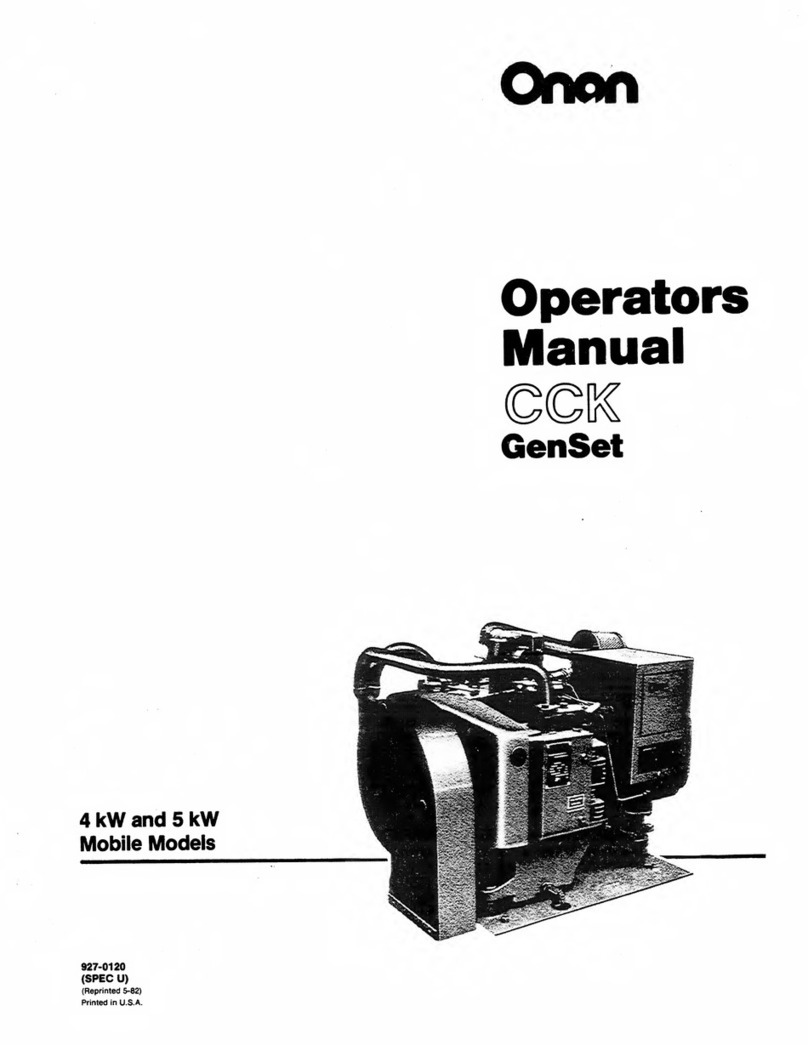 Onan CCK User manual Onan CCK User manual