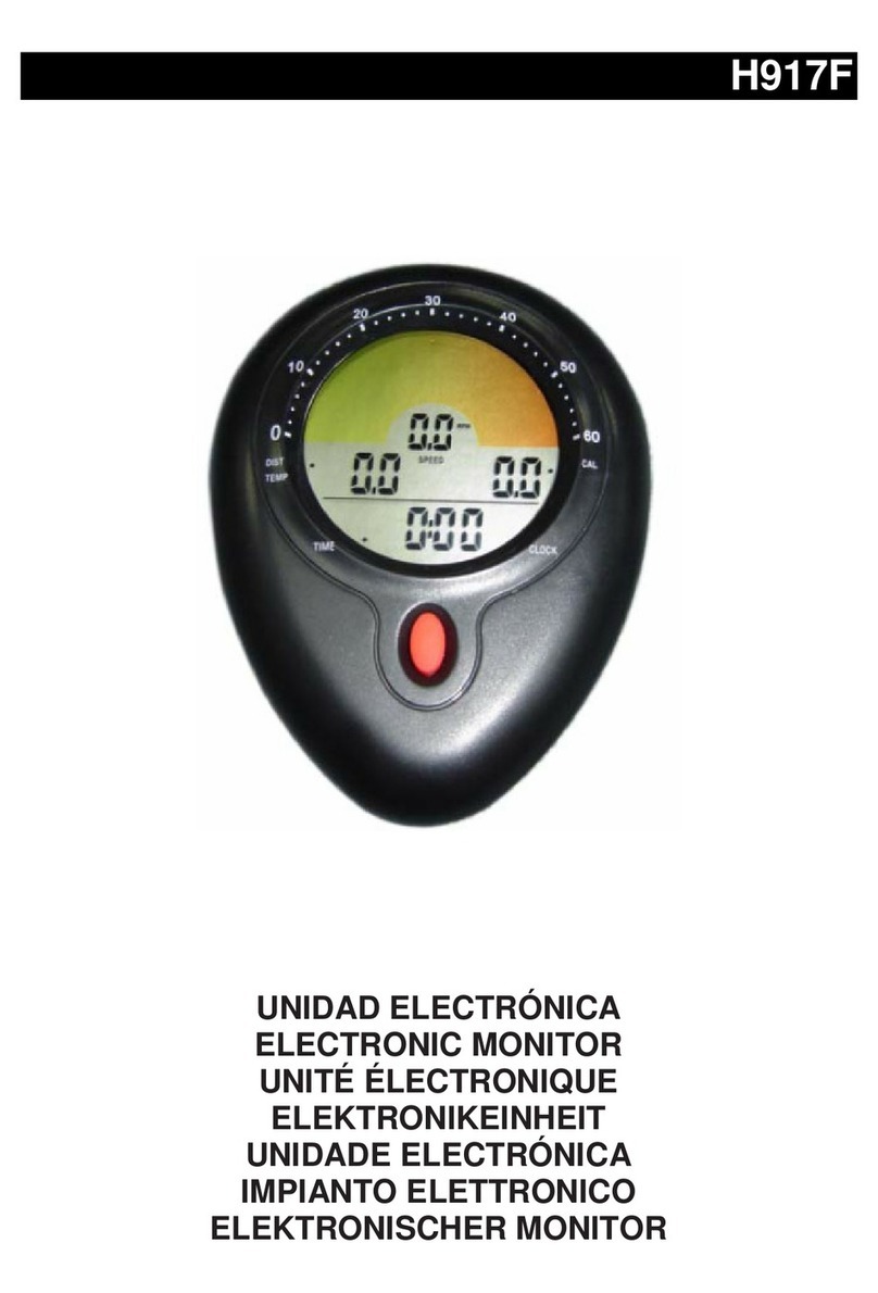 BH FITNESS H917F manual