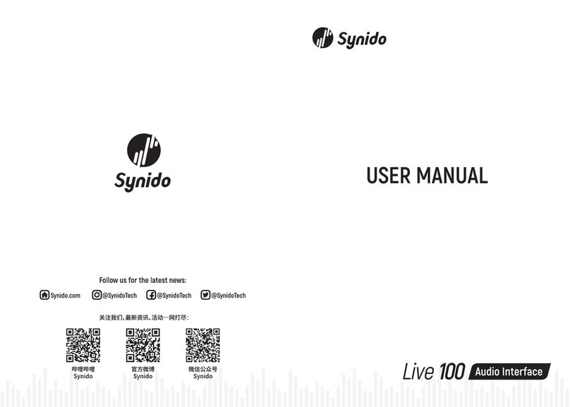 Synido Live 100 user manual
