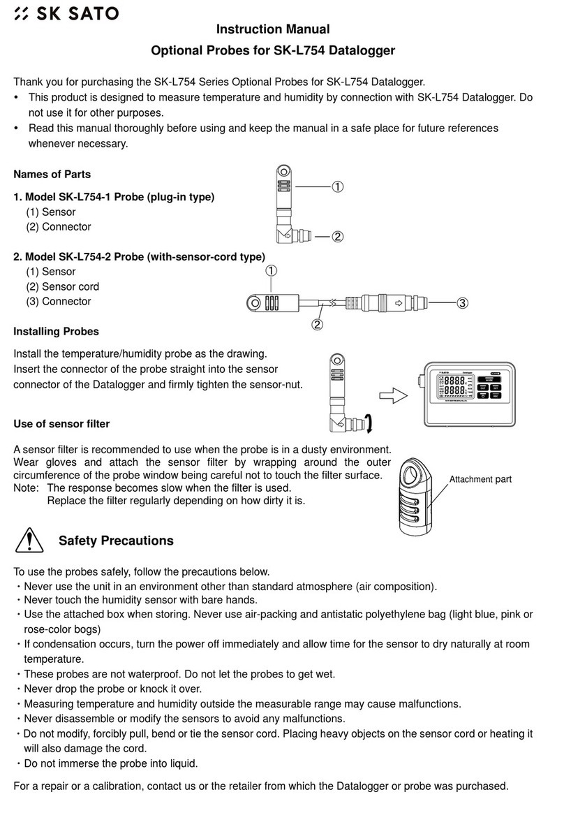 SK SATO SK-L754 instruction manual