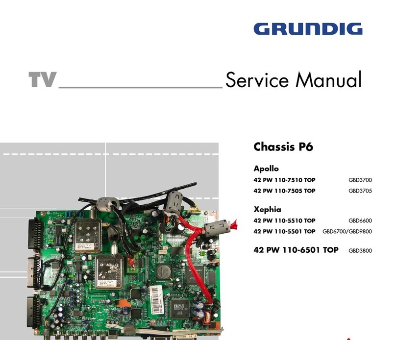 Grundig XEPHIA 42 PW 110-5510 TOP User manual