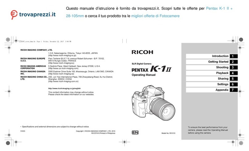 Ricoh PENTAX K-1 II User manual