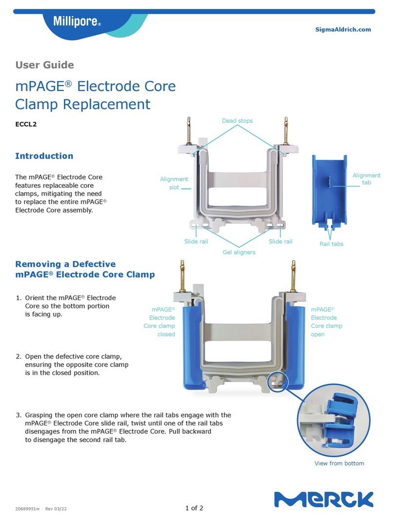 Merck Millipore mPAGE User manual