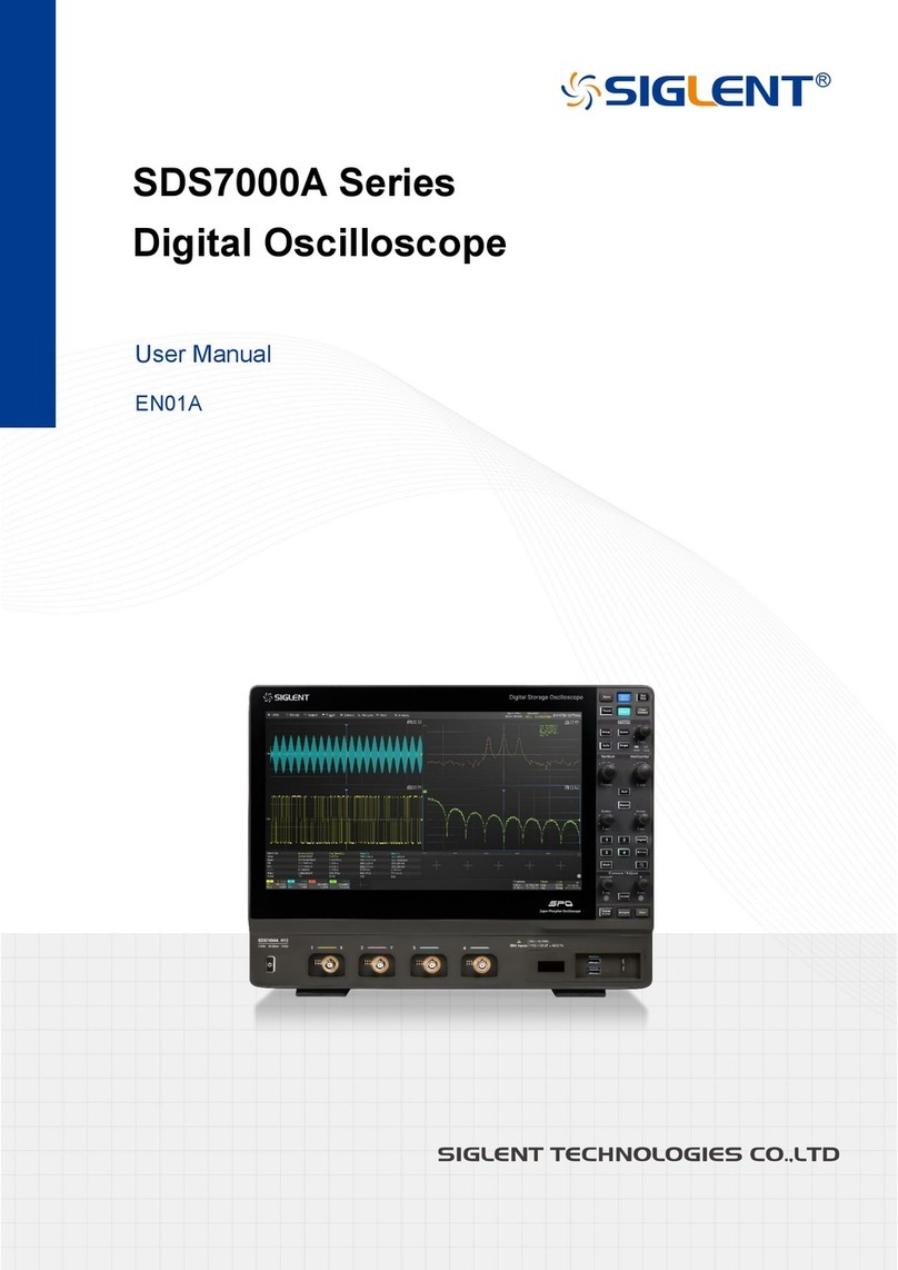 SIGLENT SDS7000A Series user manual