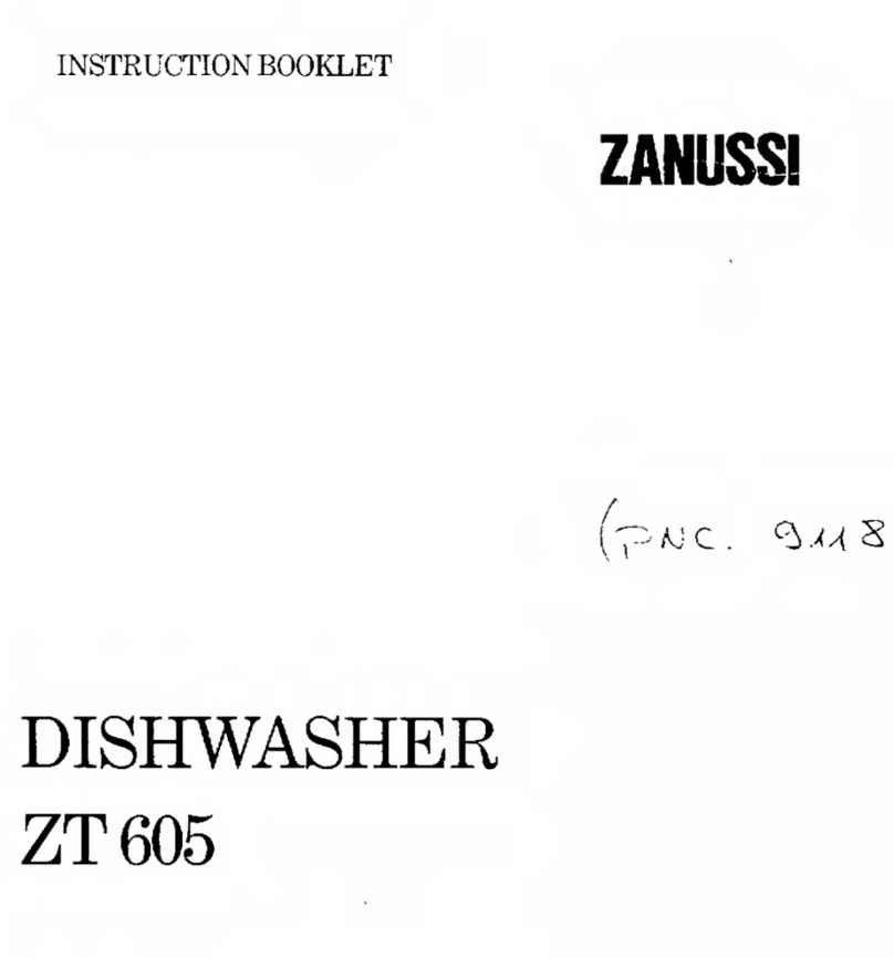 Zanussi ZT 605 User manual Zanussi ZT 605 User manual