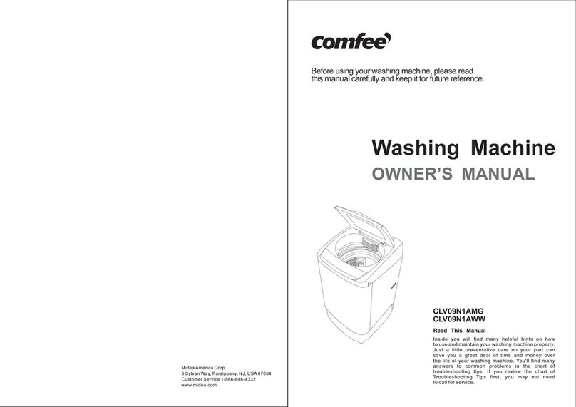 Comfee CLV09N1AWW owner's manual