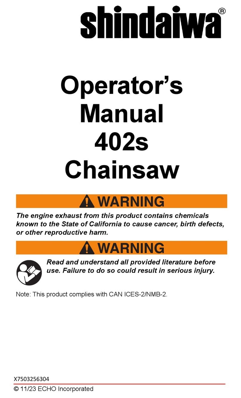 Echo shindaiwa 402s User manual