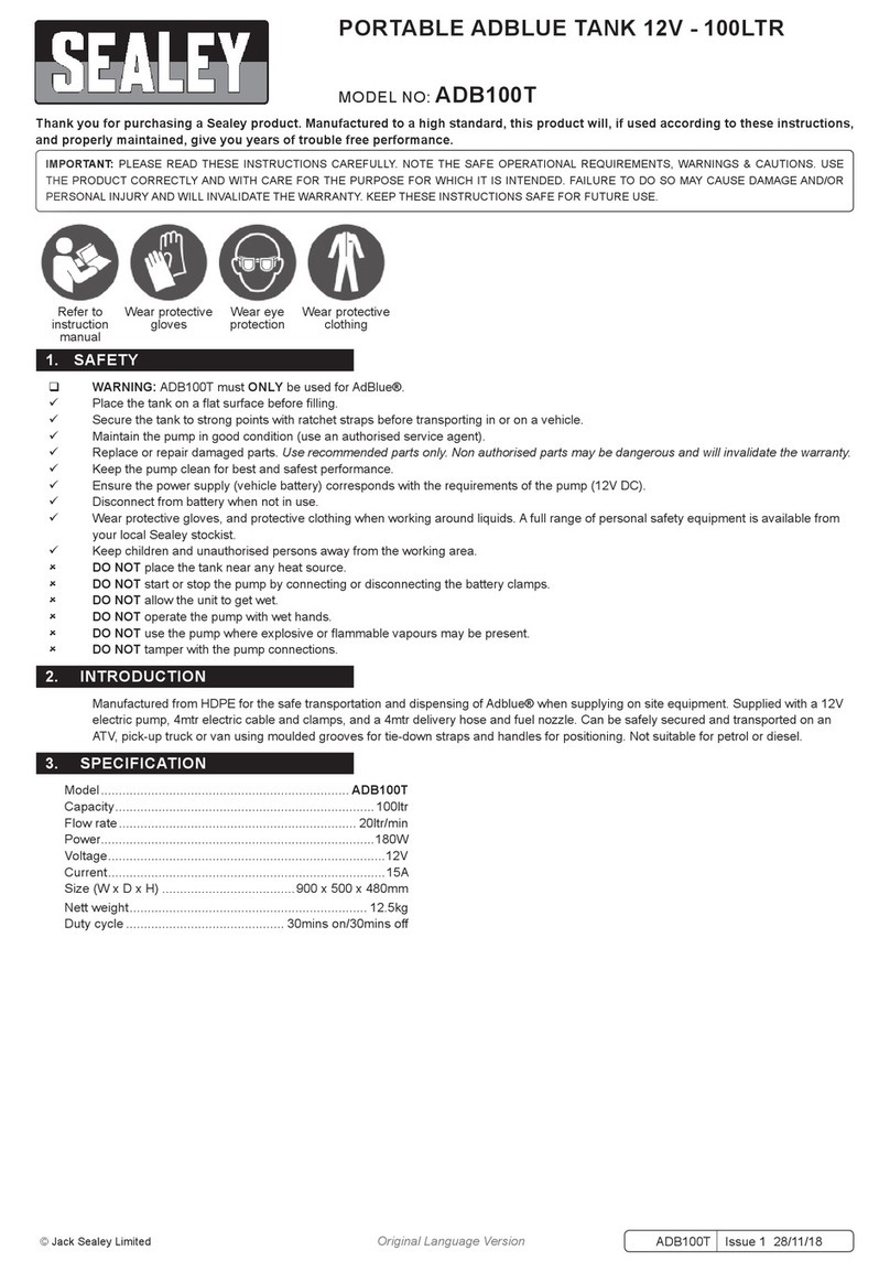 Sealey ADB100T manual