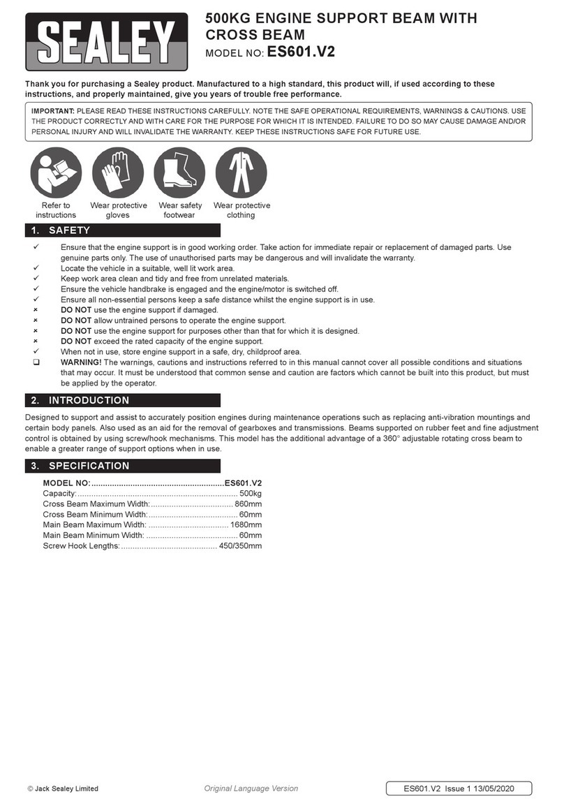 Sealey ES601.V2 User manual