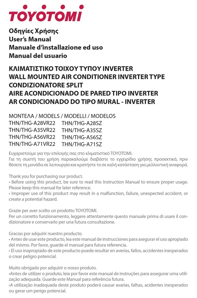 Toyotomi THN-A28VR22 User manual
