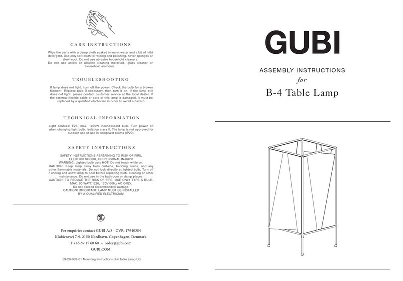 GUBI B-4 User manual