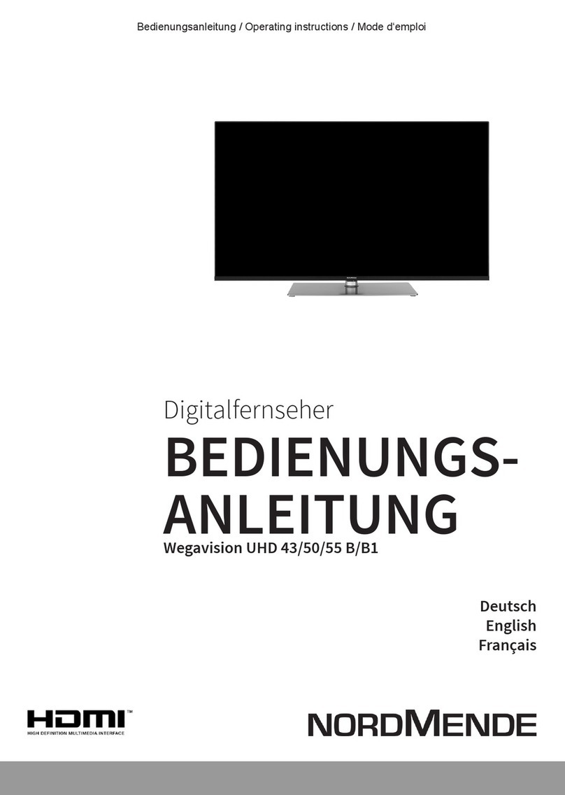 Nordmende Wegavision UHD55B1 User manual