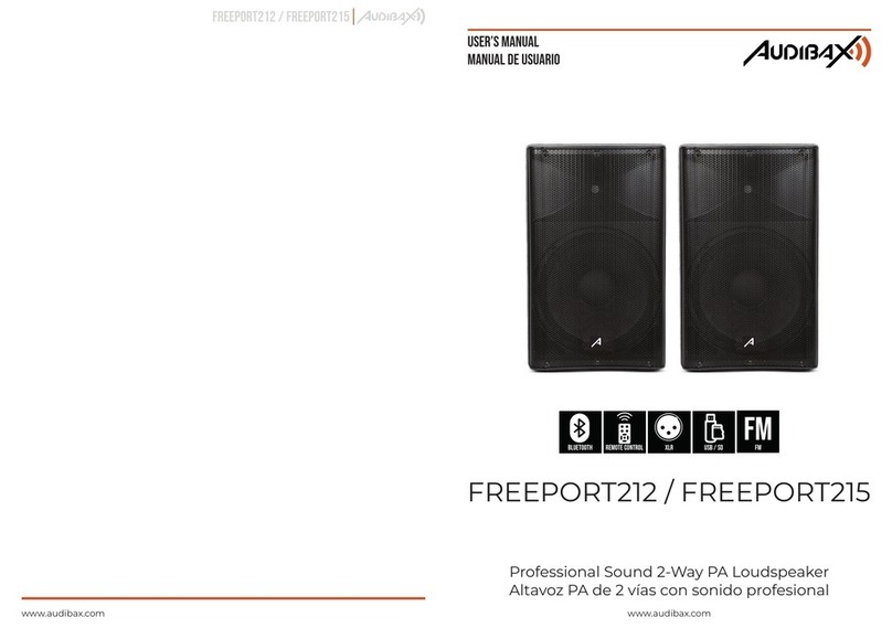 Audibax FREEPORT212 User manual