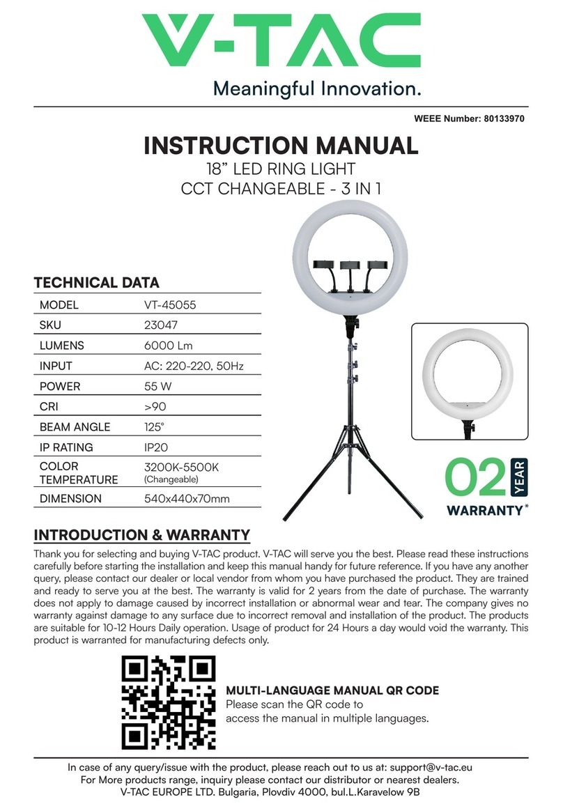 V-TAC VT-45055 instruction manual