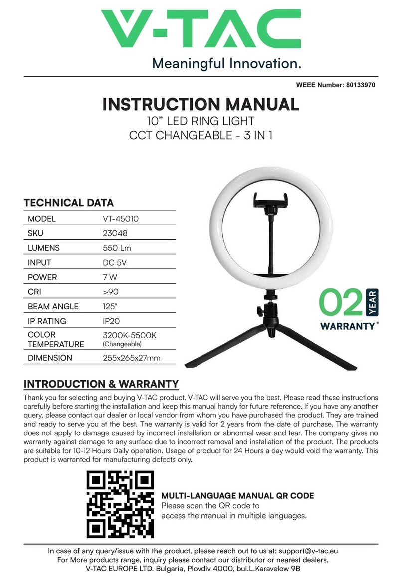 V-TAC VT-45010 instruction manual
