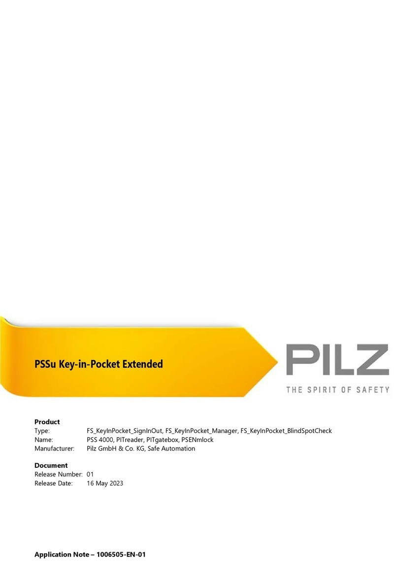 Pilz PSS 4000 User manual