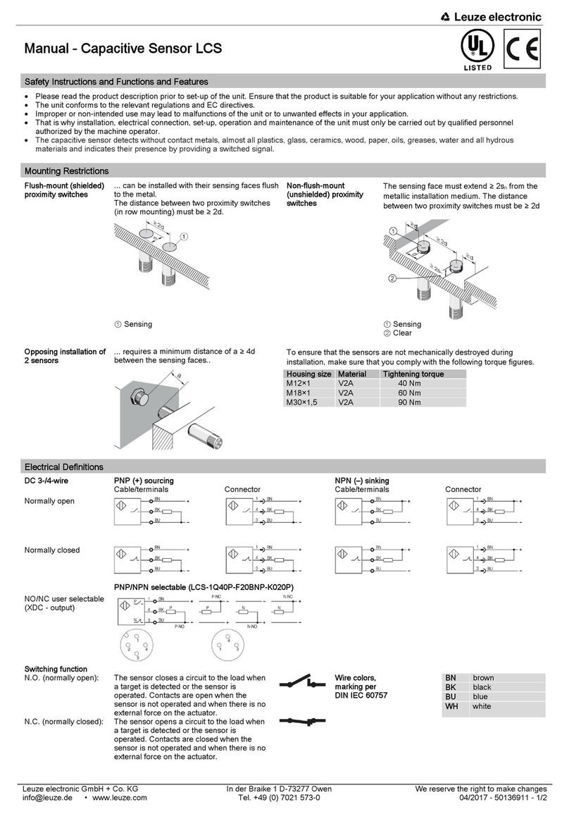 Leuze LCS Series manual