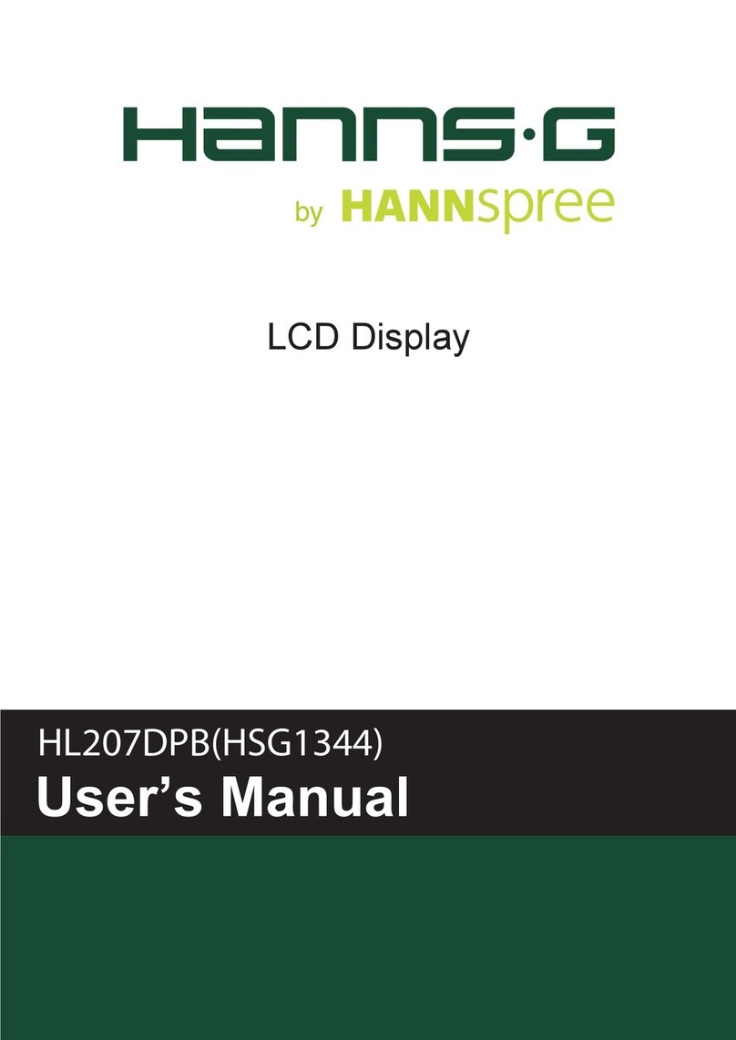HANNspree Hanns-G HL207DPB User manual