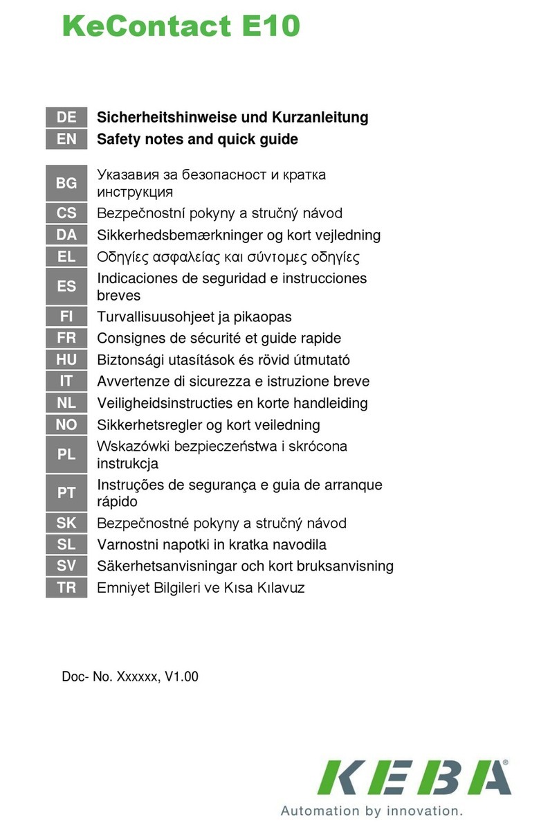 Keba KeContact E10 User manual