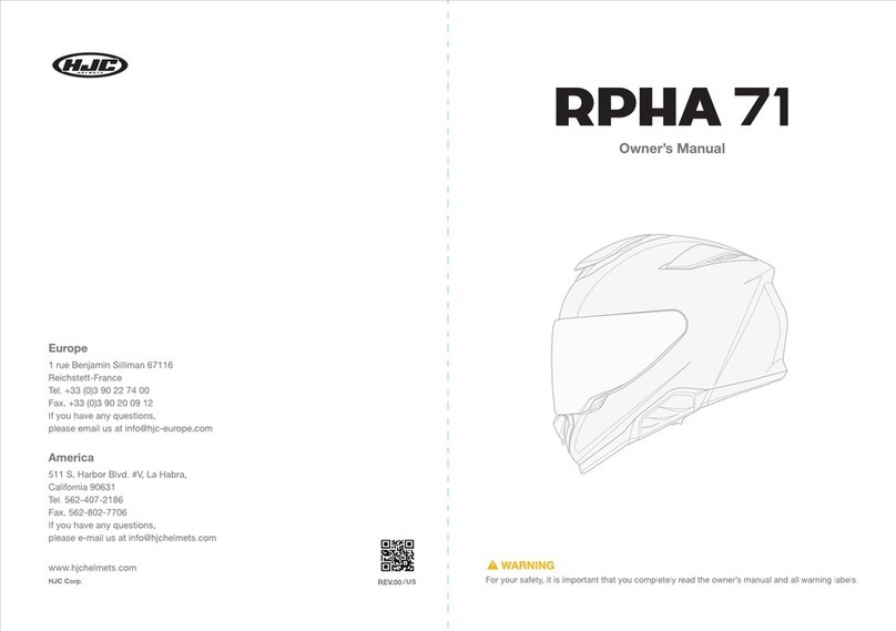 HJC RPHA 71 User manual