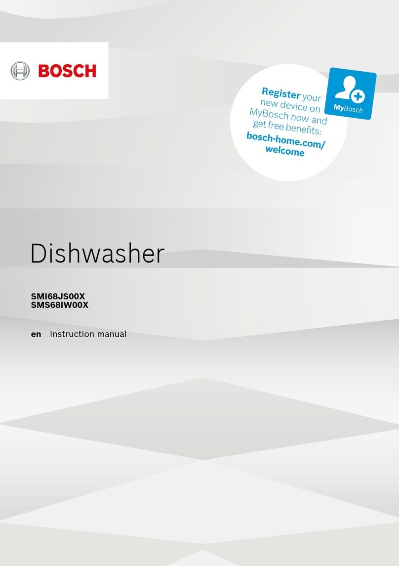Bosch SMI68JS00X User manual