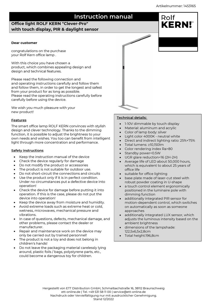 ETT Rolf Kern! Clever-Pro User manual