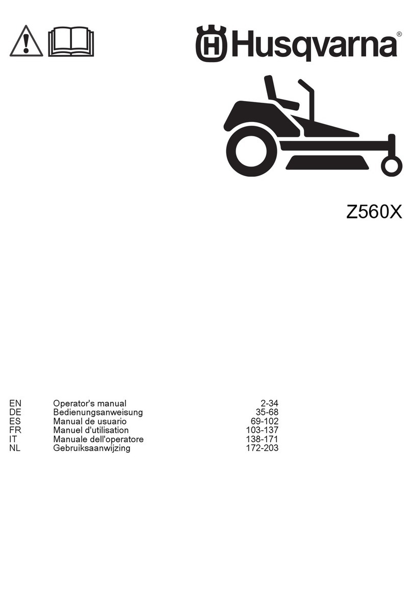 Husqvarna Z560X Operator's manual