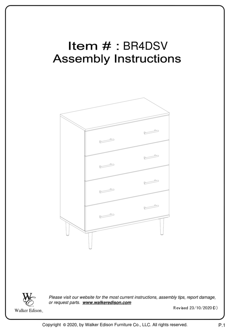 Walker Edison BR4DSV User manual