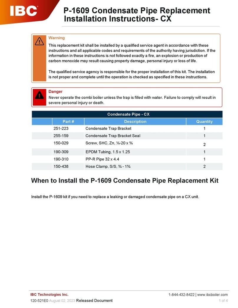 IBC P-1609 installation instructions