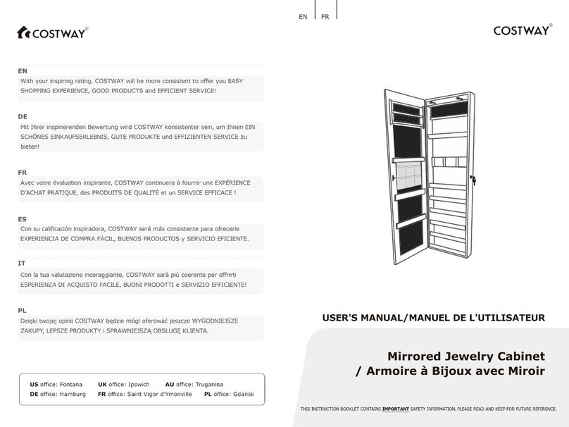 Costway 54681379 user manual