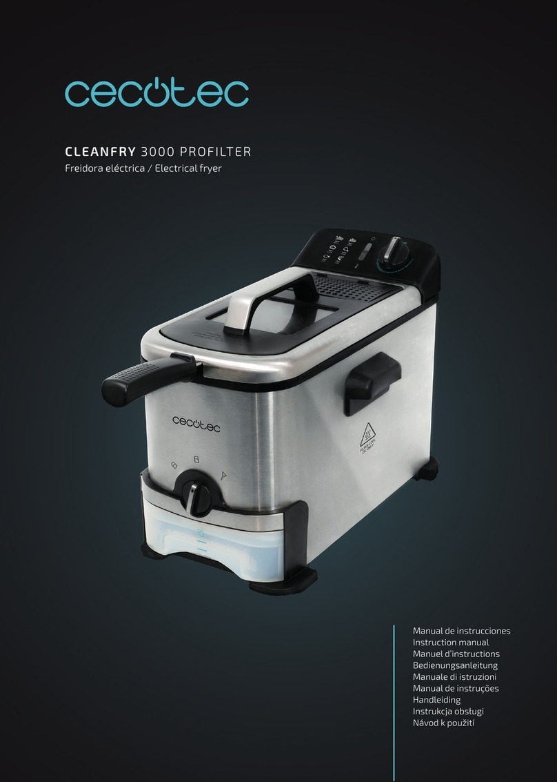 cecotec CLEANFRY 3000 PROFILTER instruction manual