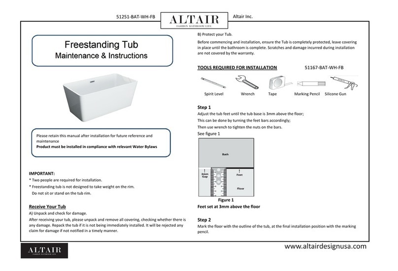 Altair 51251-BAT-WH-FB Manual Altair 51251-BAT-WH-FB Manual