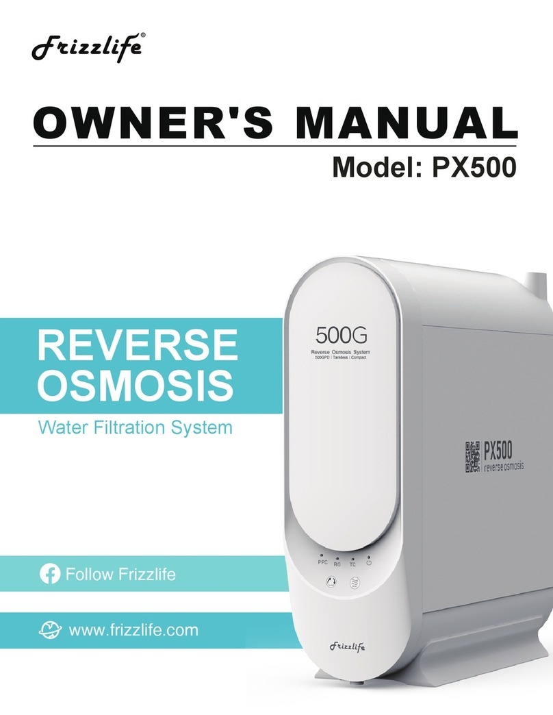 Frizzlife PX500 owner's manual Frizzlife PX500 owner's manual