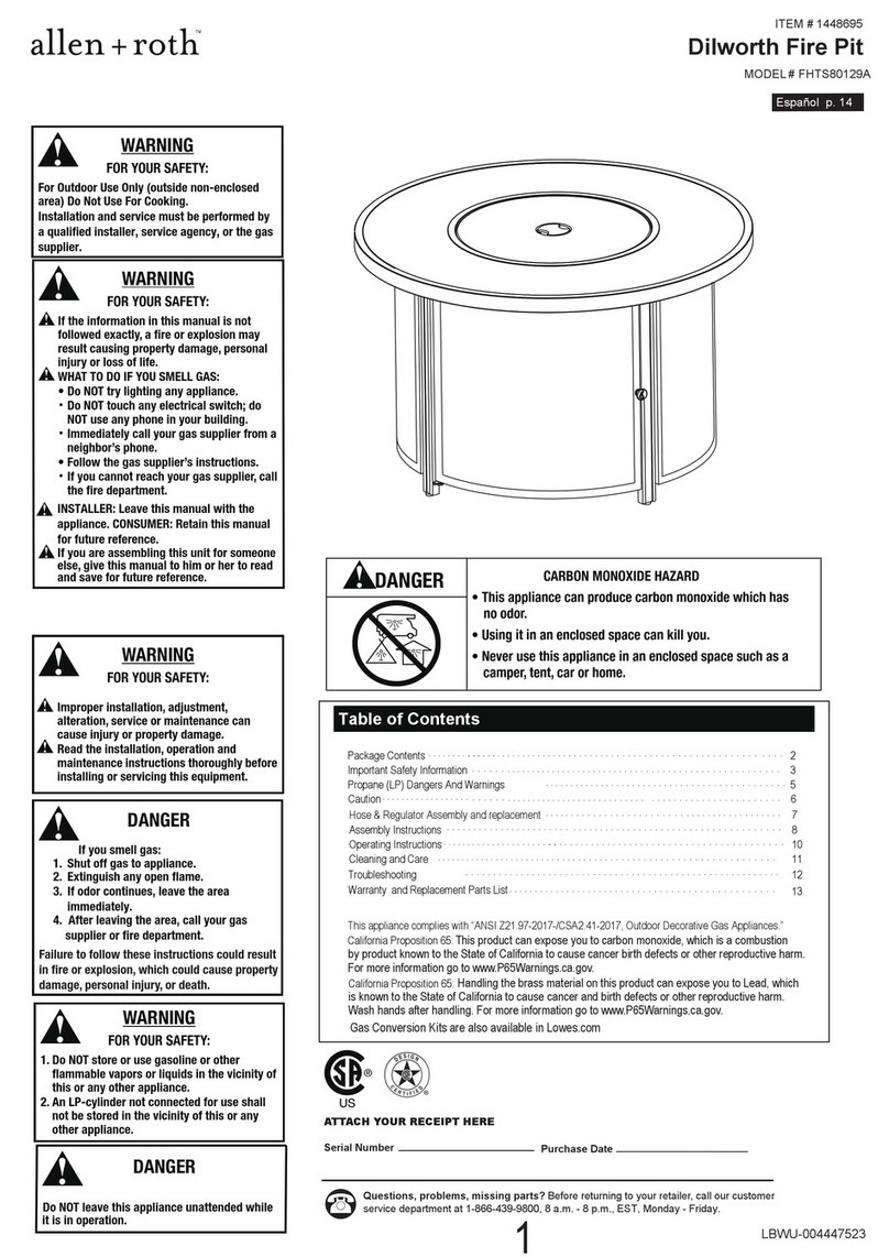 Allen + Roth Dilworth FHTS80129A Assembly instructions