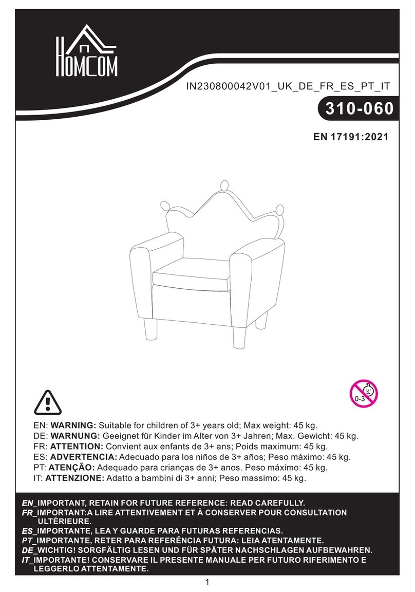 HOMCOM 310-060 User manual HOMCOM 310-060 User manual