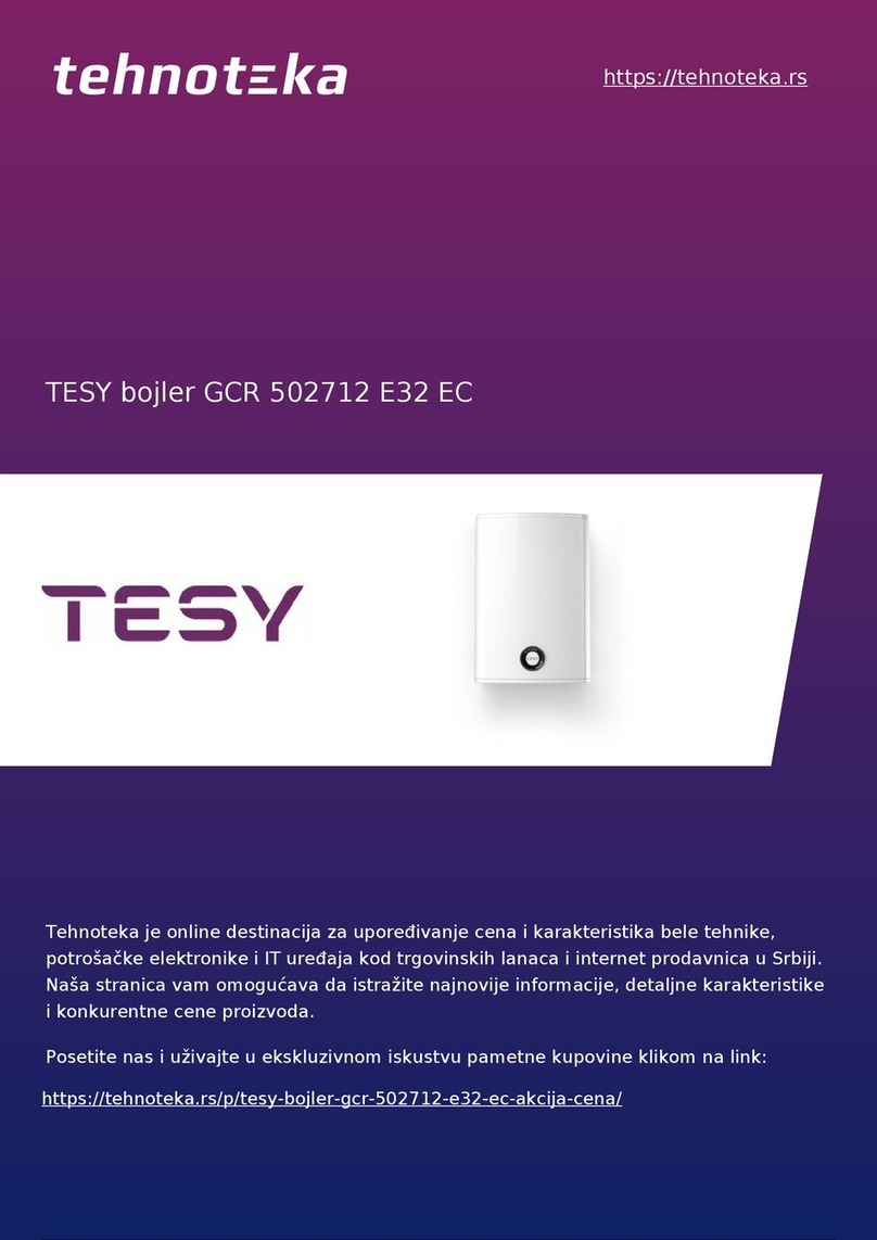 TESY BelliSlimo Lite GCR 8027 EC Series User manual