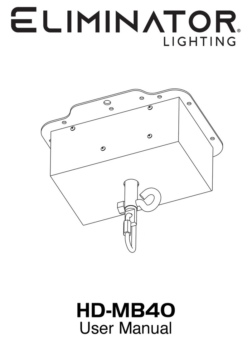 Eliminator Lighting HD-MB40 user manual