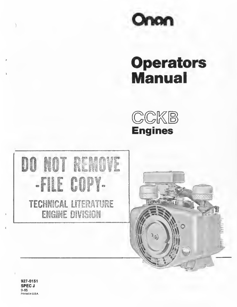 Onan CCKB User manual