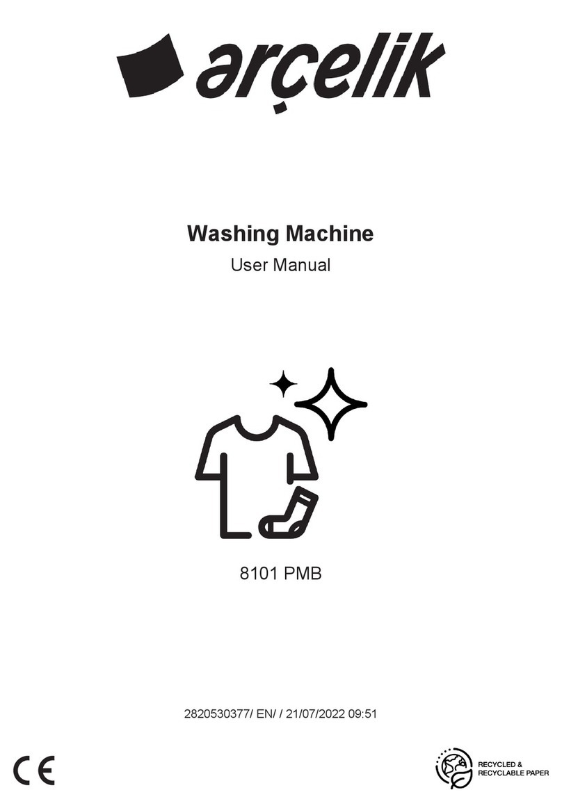 arcelik 8101 PMB user manual