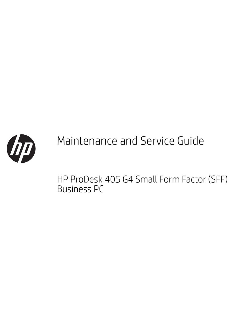 HP ProDesk 405 G4 Small Form Factor Manual