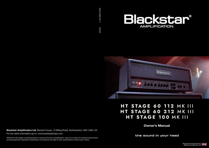 BLACK STAR HT STAGE 60 112 MK III User manual