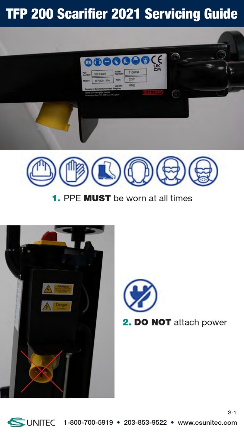 Unitec TFP 200 Servicing guide