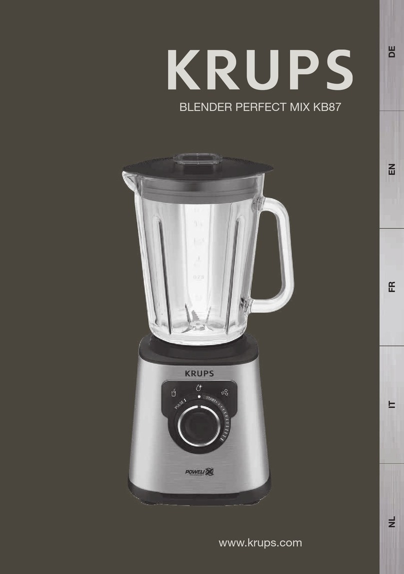 Krups PERFECT MIX KB87 User manual