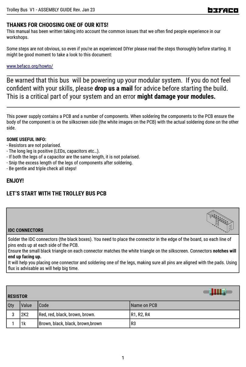 Befaco Trolley Bus V1 User manual