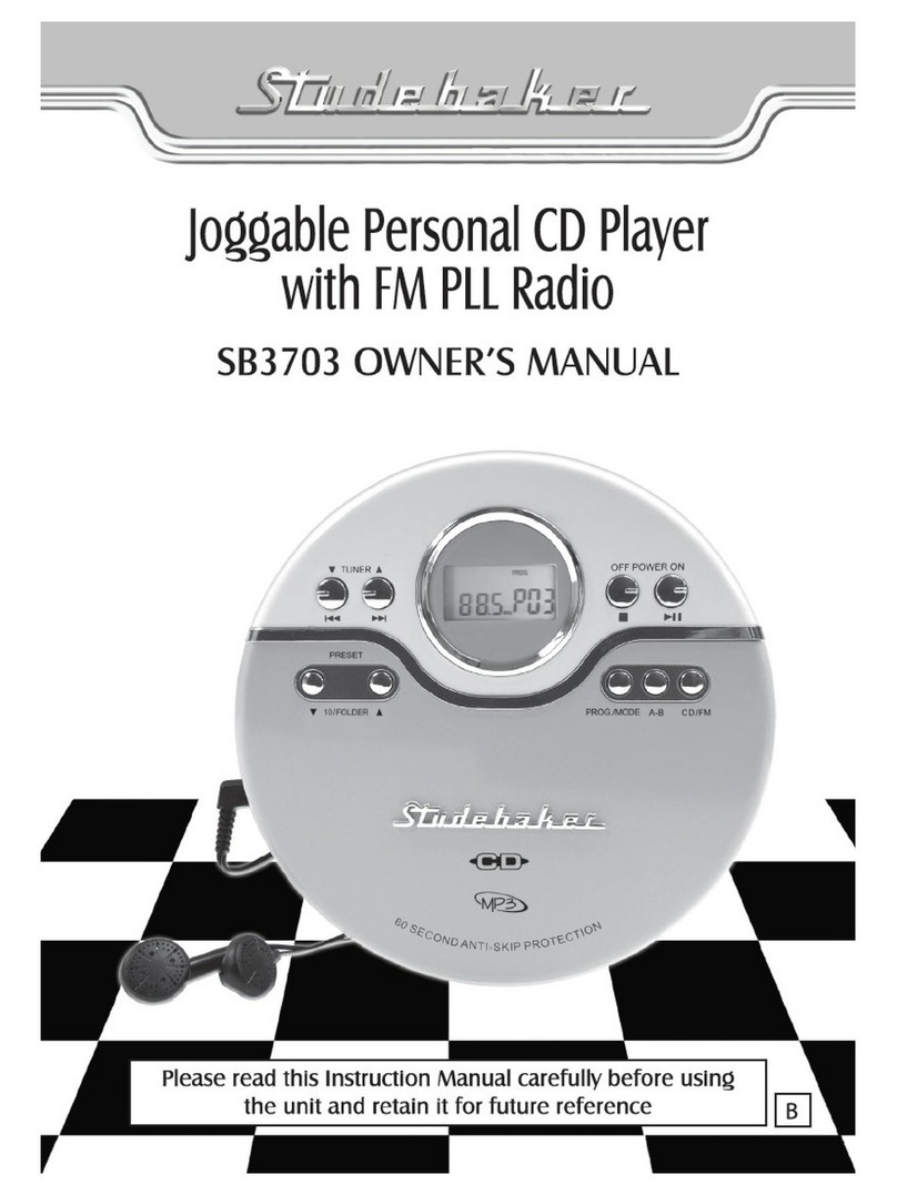 Studebaker SB3703 owner's manual
