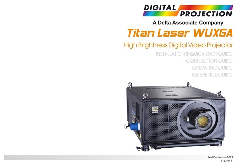 Digital Projection 119-712B User manual