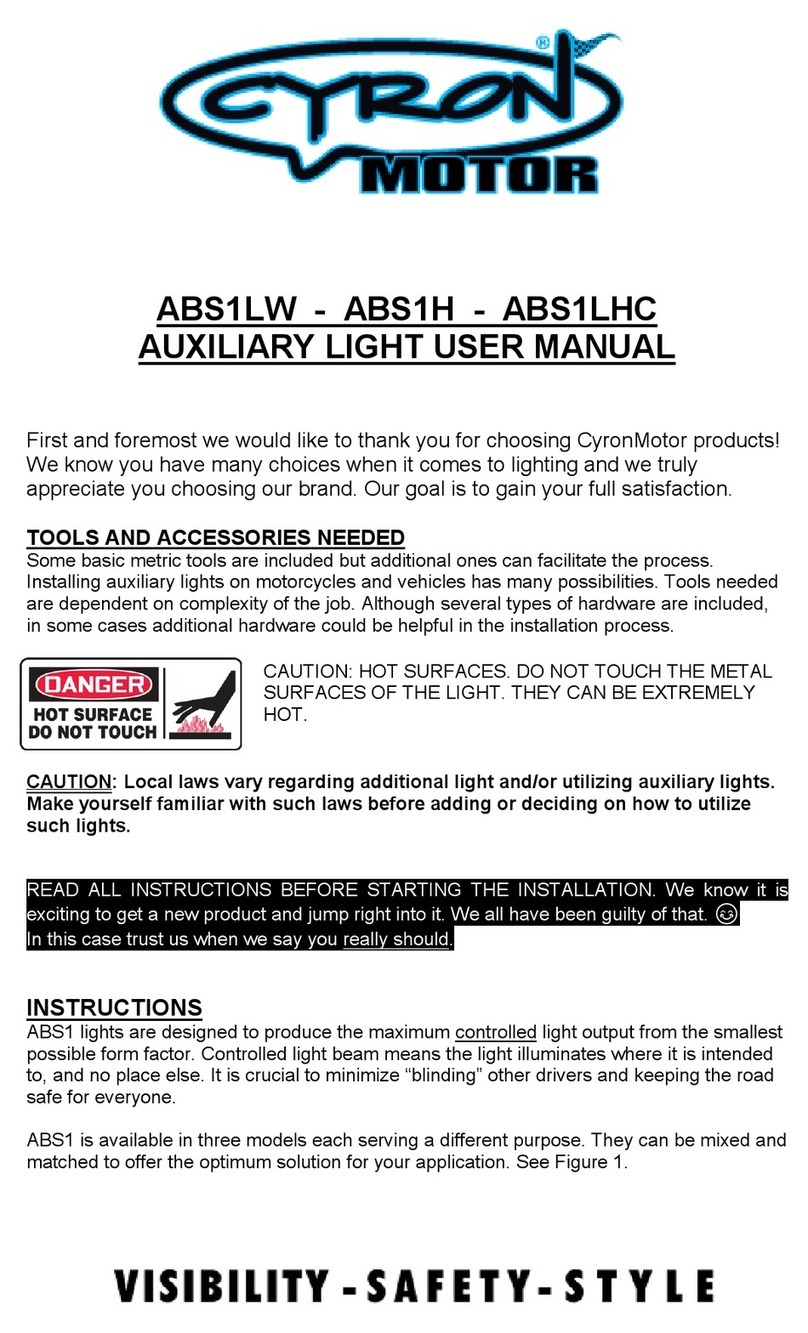 CyronMotor ABS1LW User manual