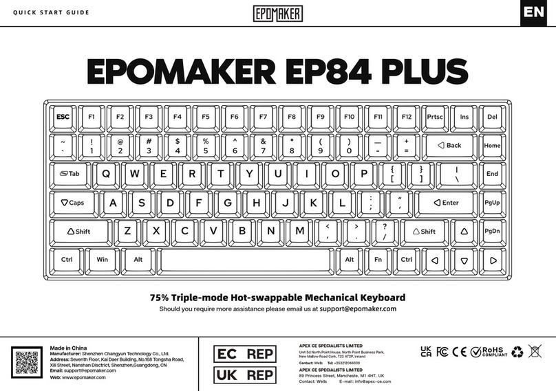 Epomaker EP84 PLUS User manual