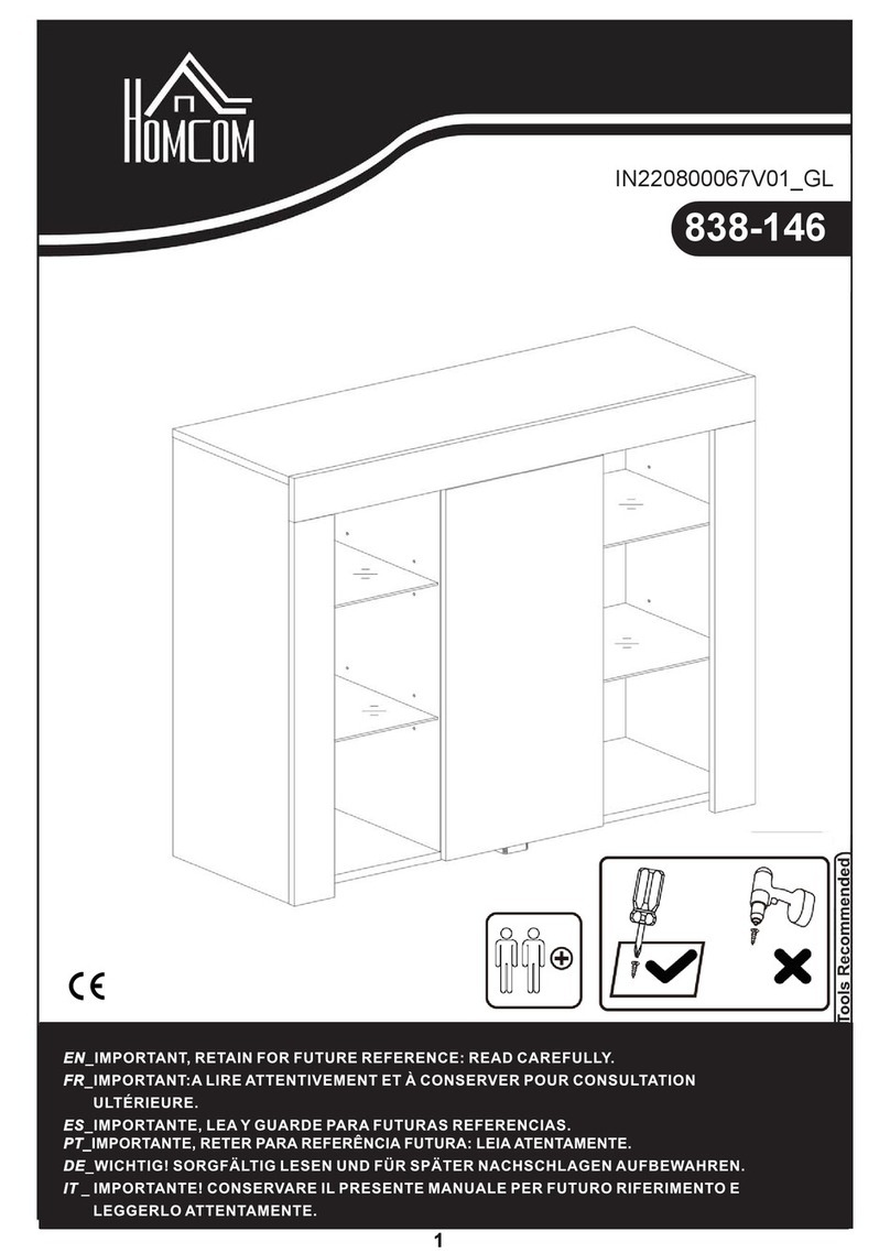 HOMCOM 838-146 User manual HOMCOM 838-146 User manual